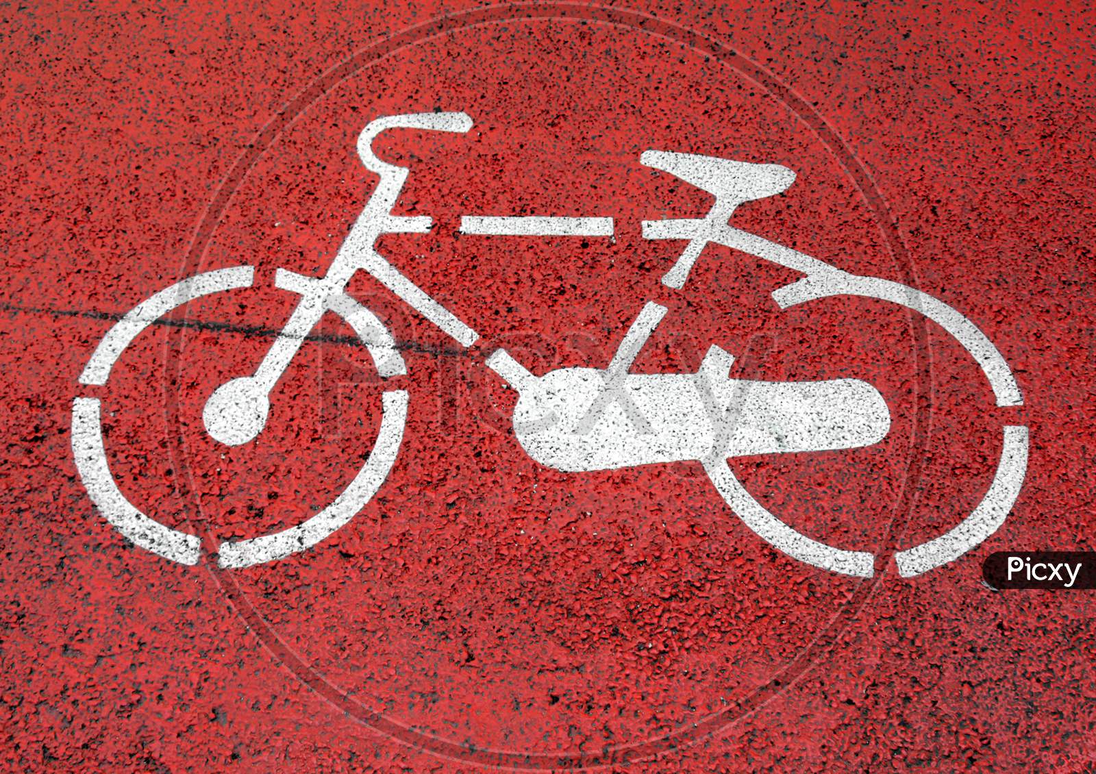 Image Of Bike Lane Sign XV937706 Picxy