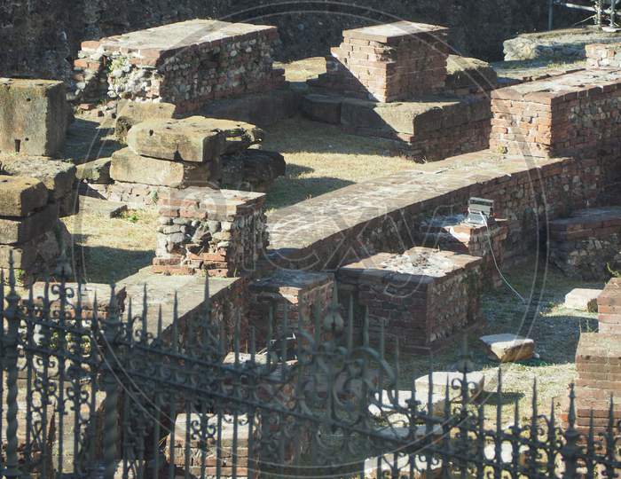 Roman Theatre Ruins In Turin