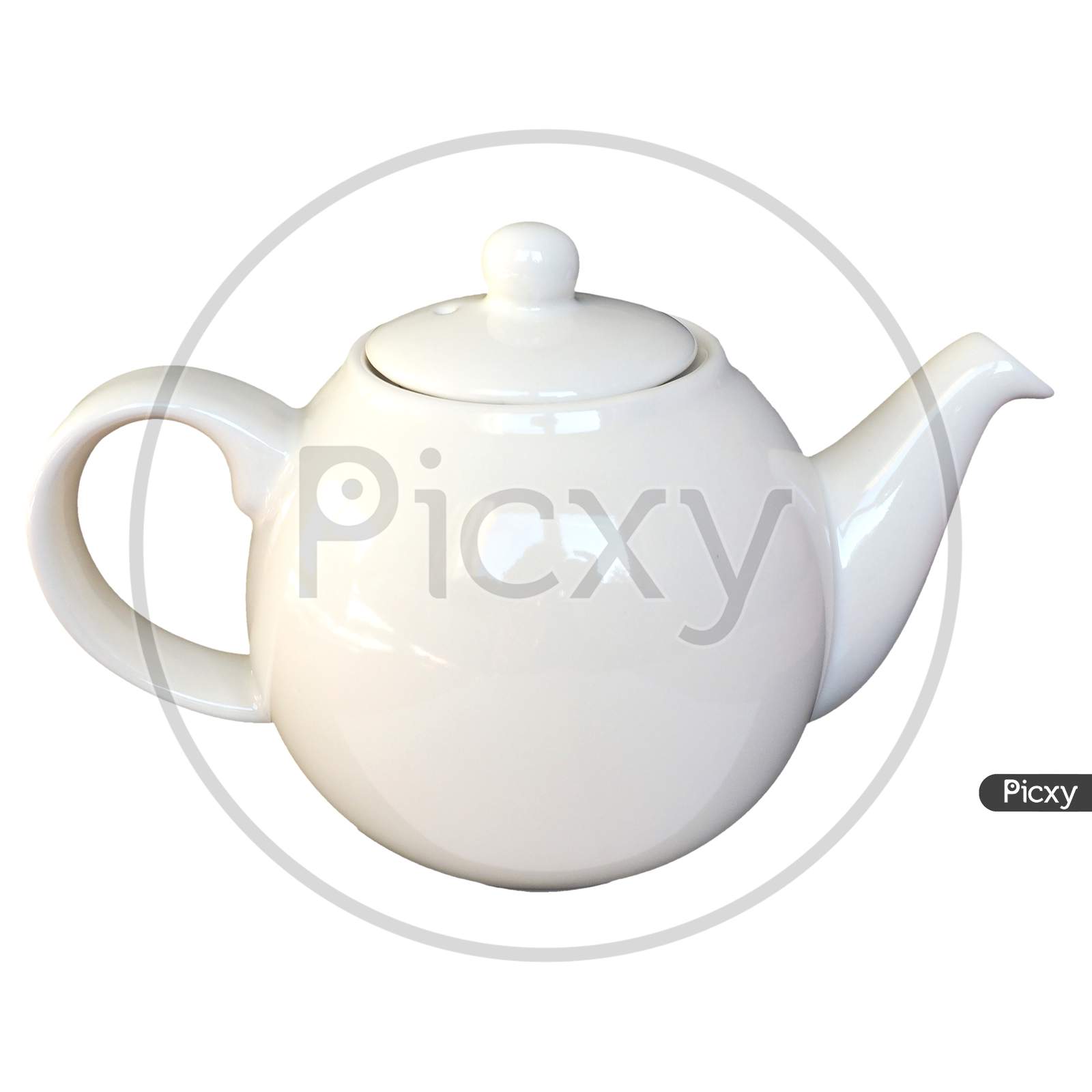 Tea Pot Isolated Over White
