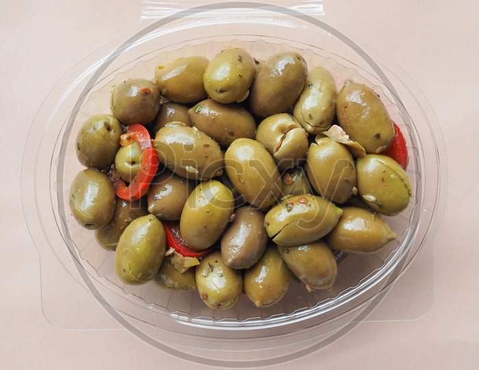 Green Olives Vegetables