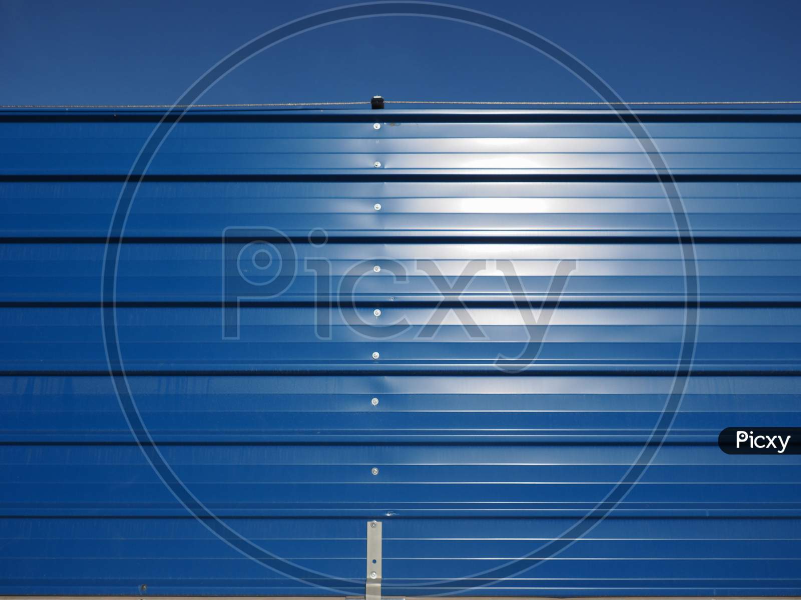 Metal Barrier With Copy Space