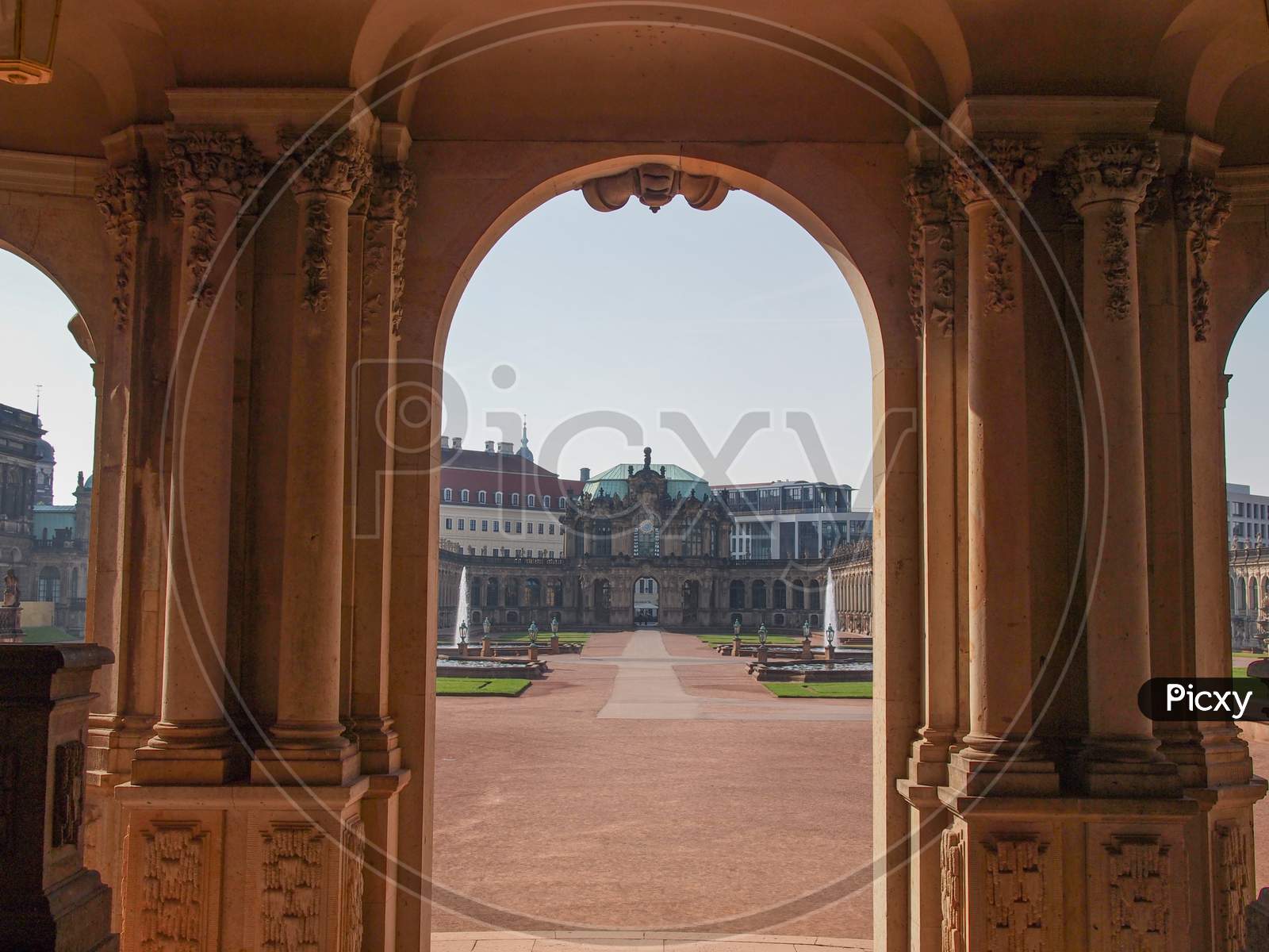Zwinger Palace In Dresden