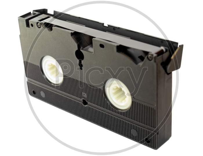 Video Tape Cassette Isolated