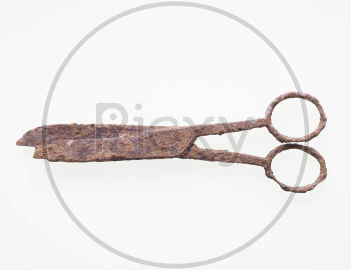 Old Rusted Scissors