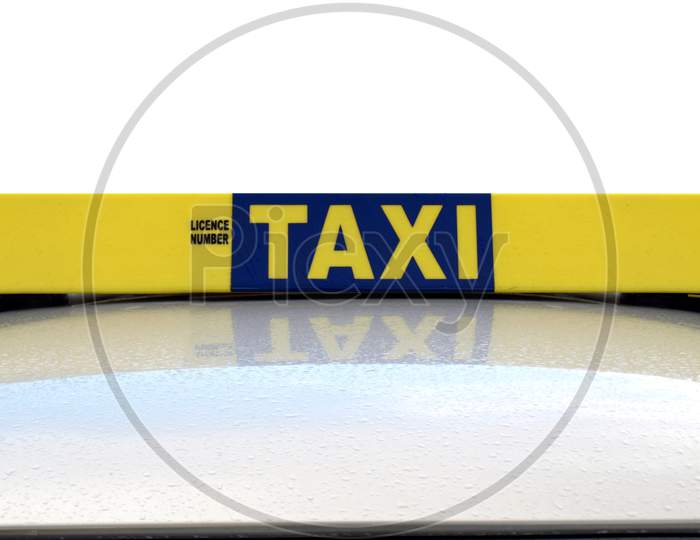 Taxi Car Sign