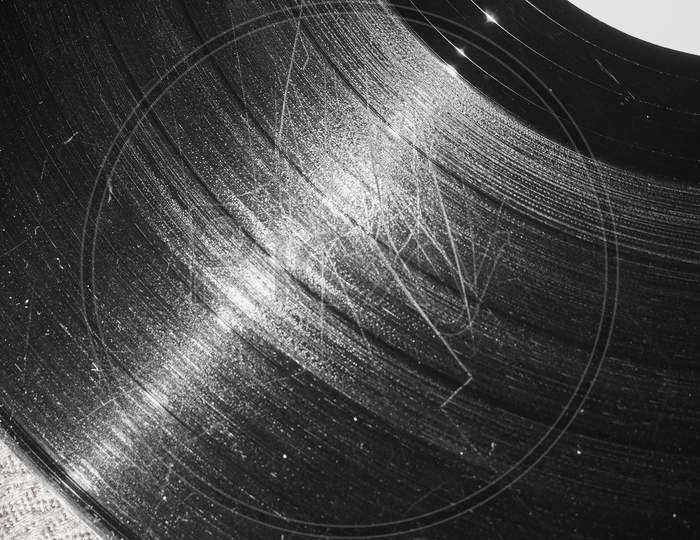 Scratched Vinyl Record