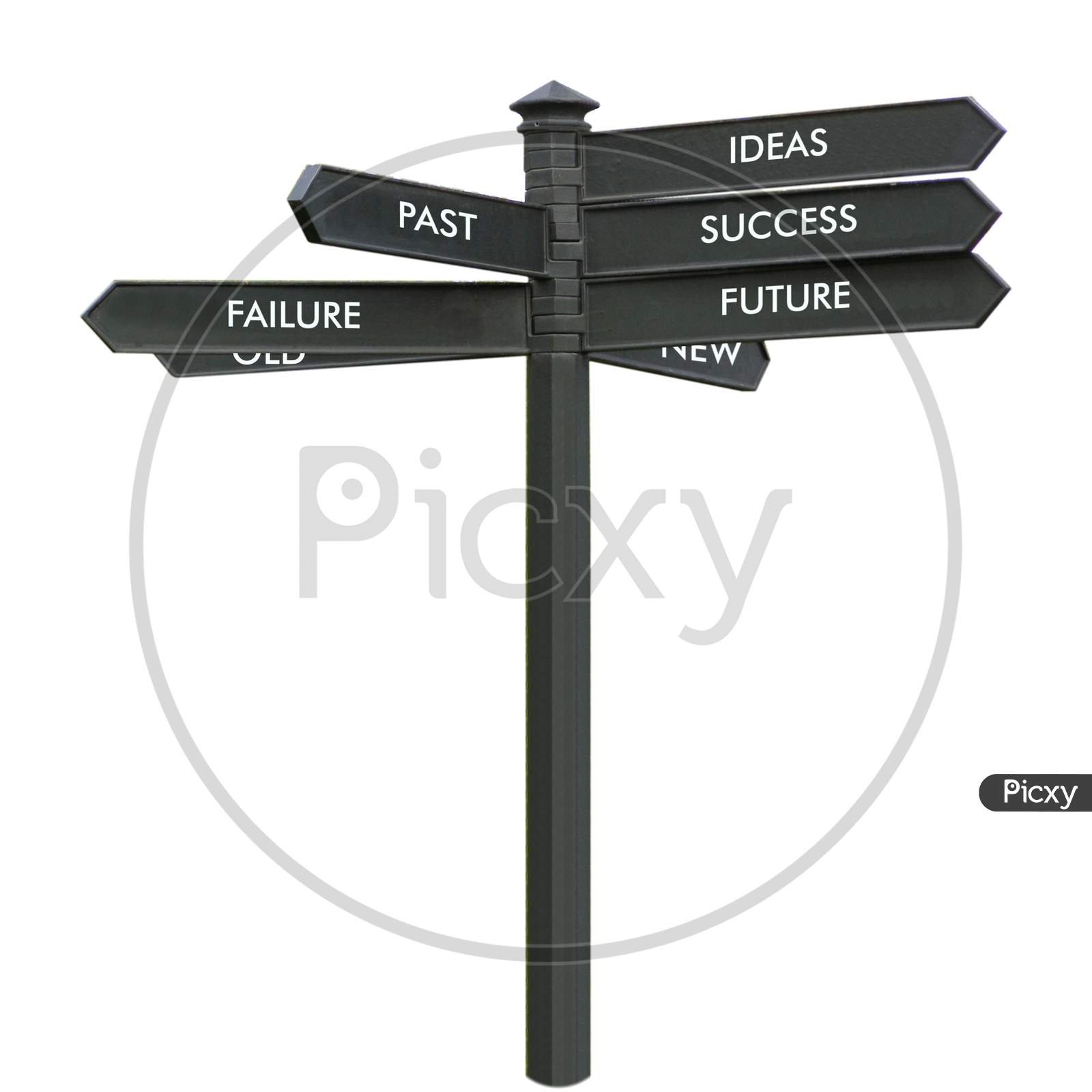 Direction Arrow Sign Isolated