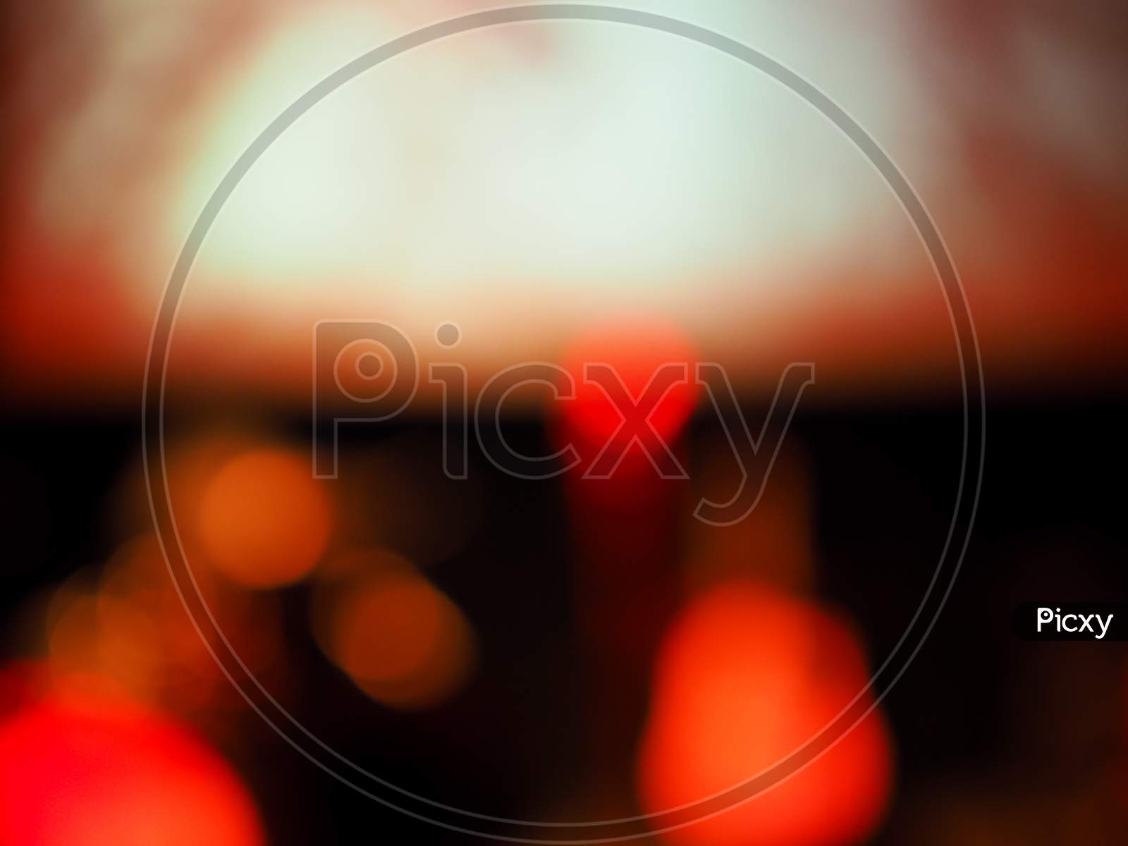 Abstract Red Blur Background With Copy Space