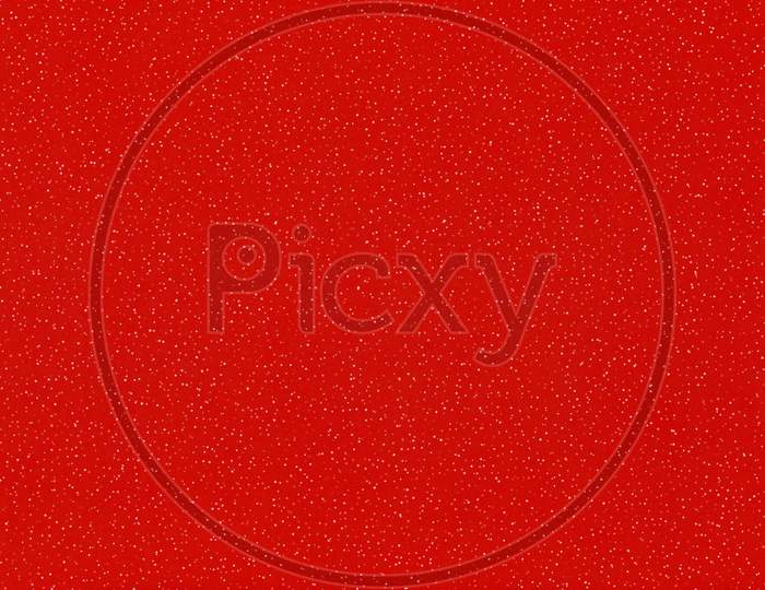 Red Paper Texture Background With Snow
