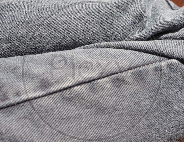 Blue Denim Jeans Fabric Background