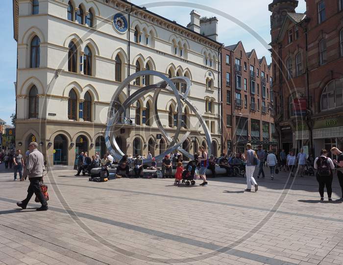 Belfast, Uk - Circa June 2018: View Of The City Centre