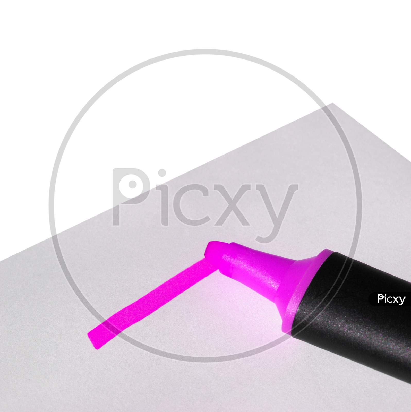 Pink Highlighter Marker