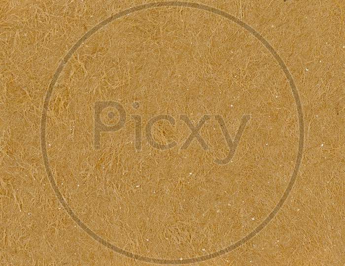 Micrograph View Of Brown Cardboard