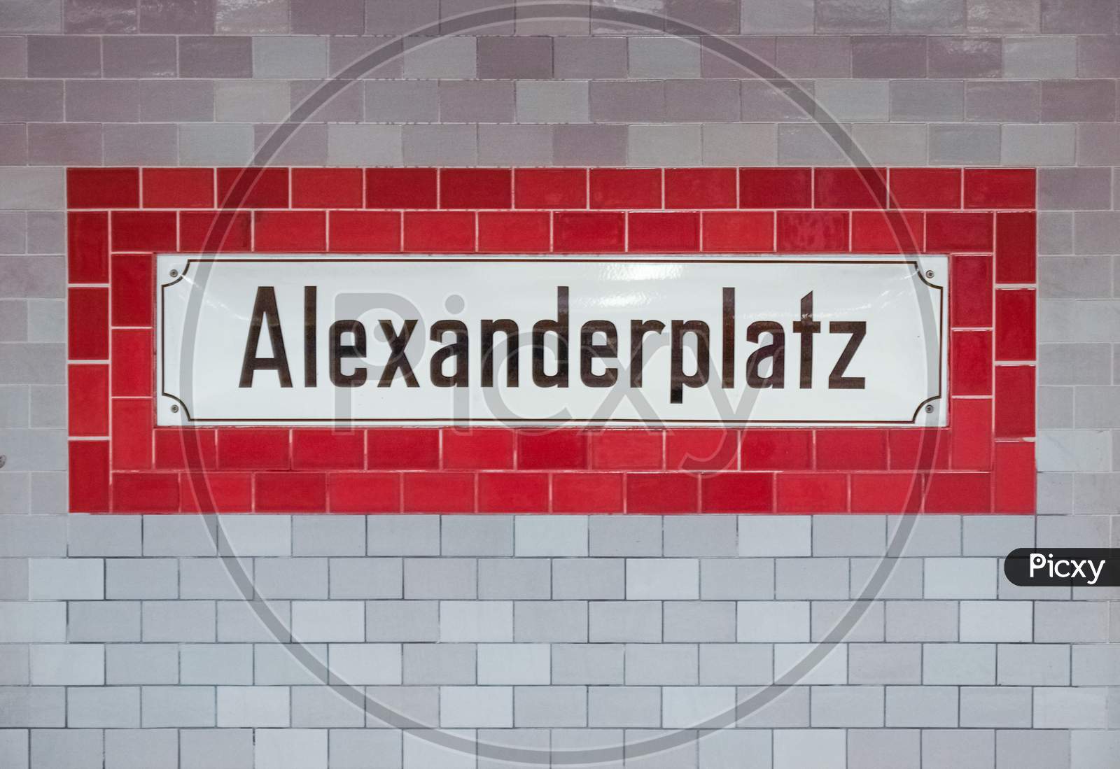 Alexander Platz Sign In Berlin