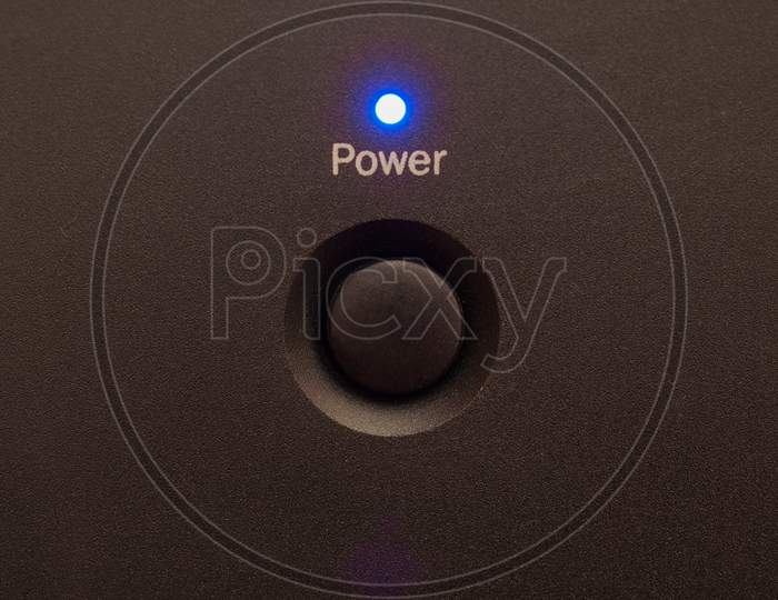 Power Button And Blue Led