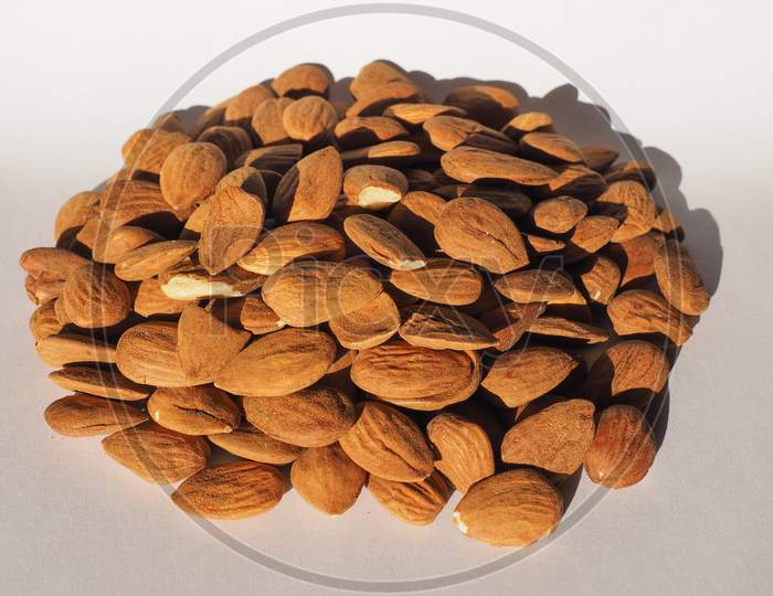Almonds Dried Fruit Heap