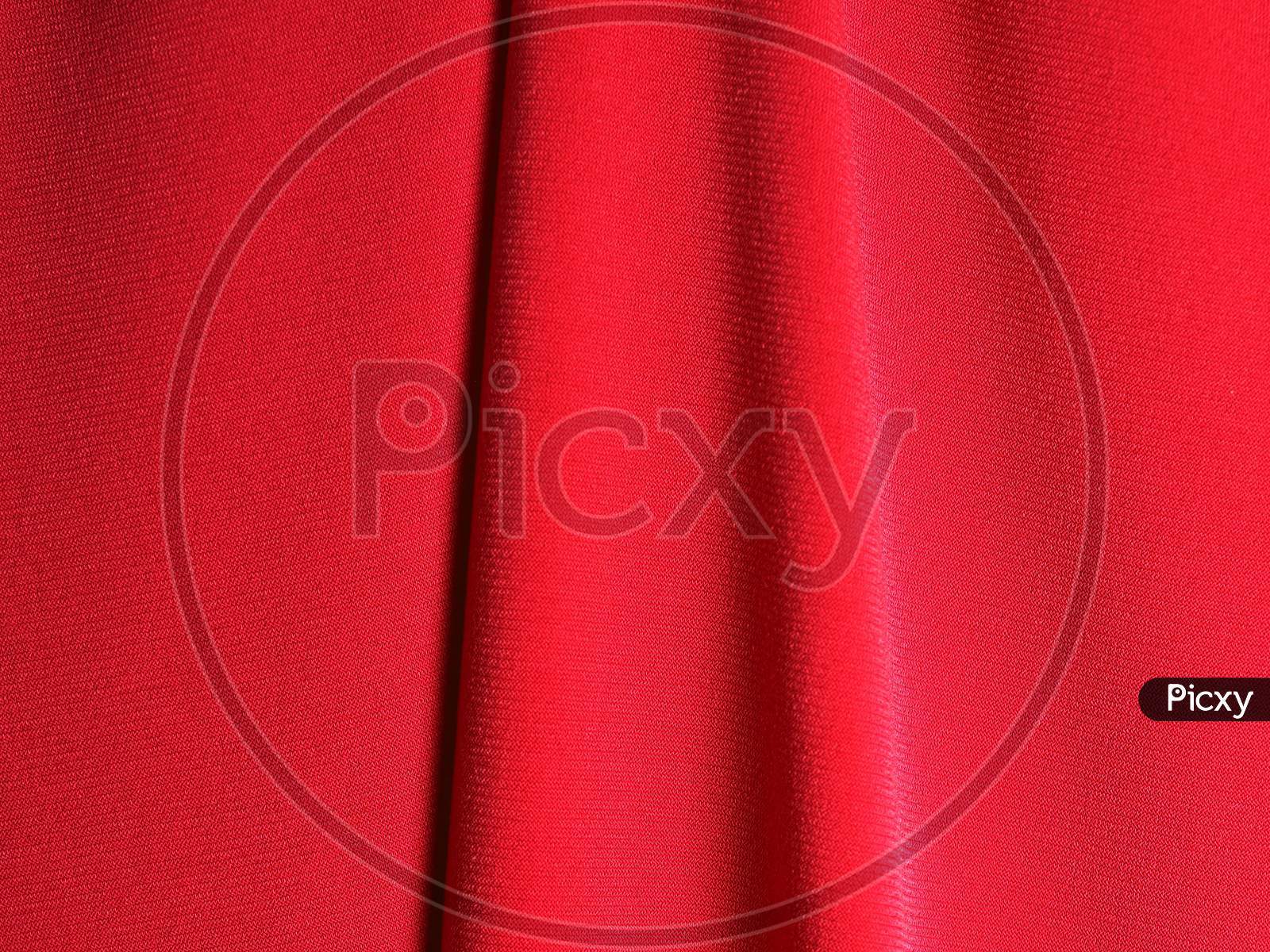 Red Curtain In Theatre