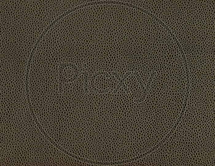 Olive Green Leatherette Texture Background
