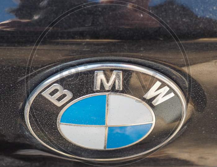 Berlin, Germany - Circa March 2019: Bmw Logo On A Car