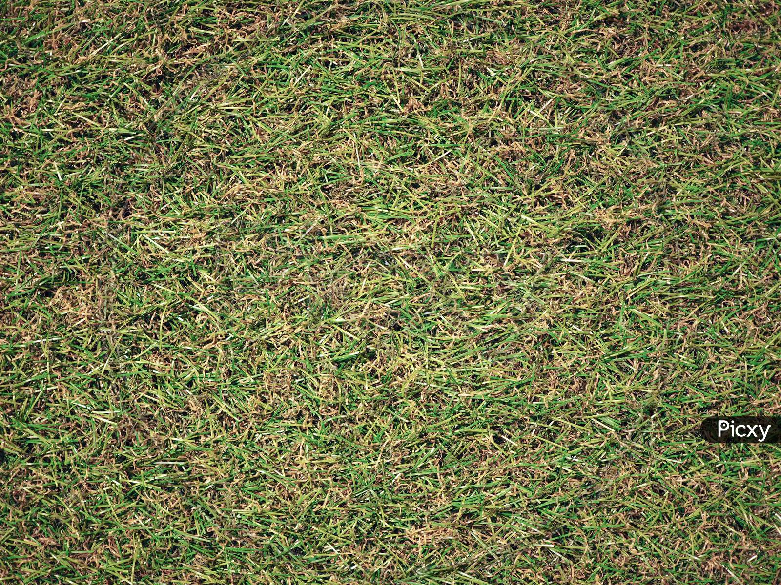 Green Plastic Artificial Grass Texture Background