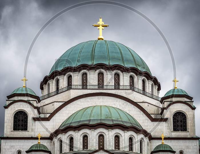 Saint Sava Orthodox Christian Church In Belgrade, Capital Of Serbia