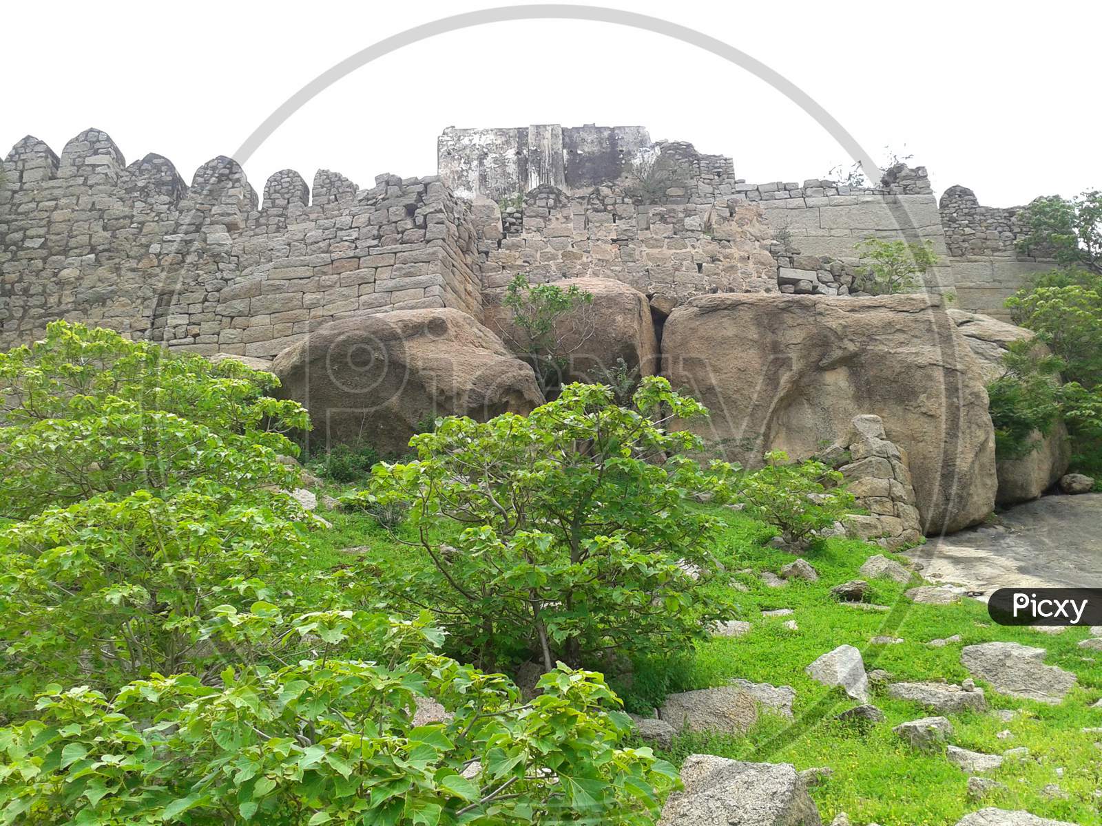 Bhuvanagiri Fort ruins 9