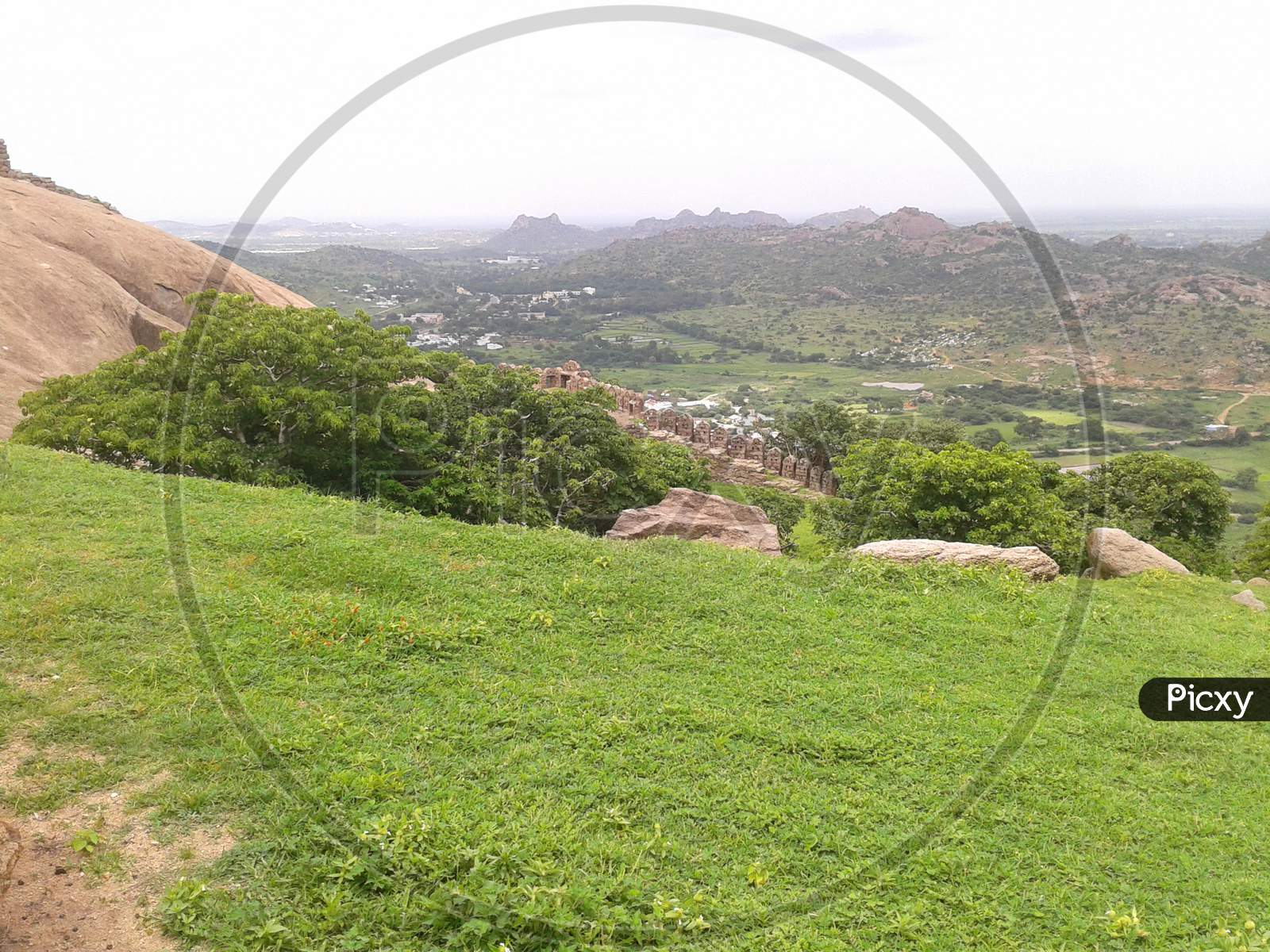 View from top of Bhuvanagiri Fort 4