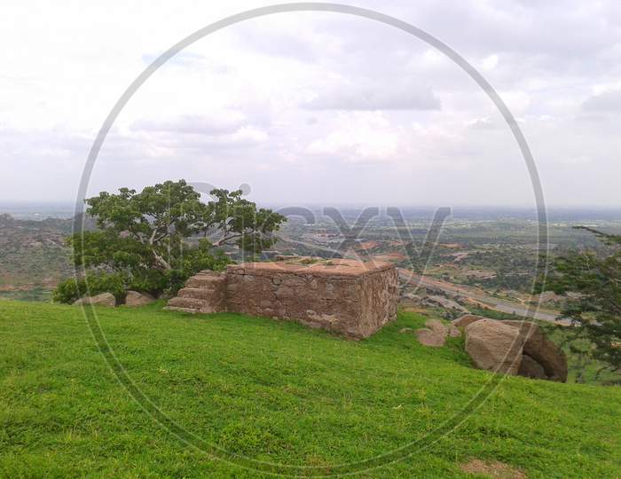View from top of Bhuvanagiri Fort 5