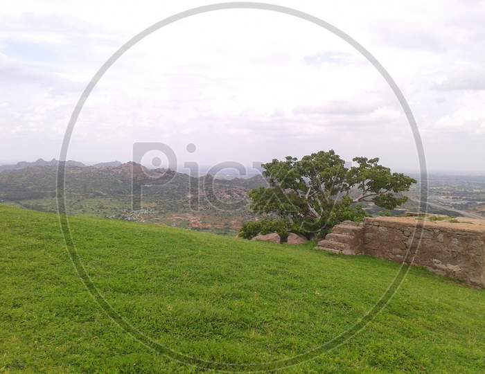 View from top of Bhuvanagiri Fort 7