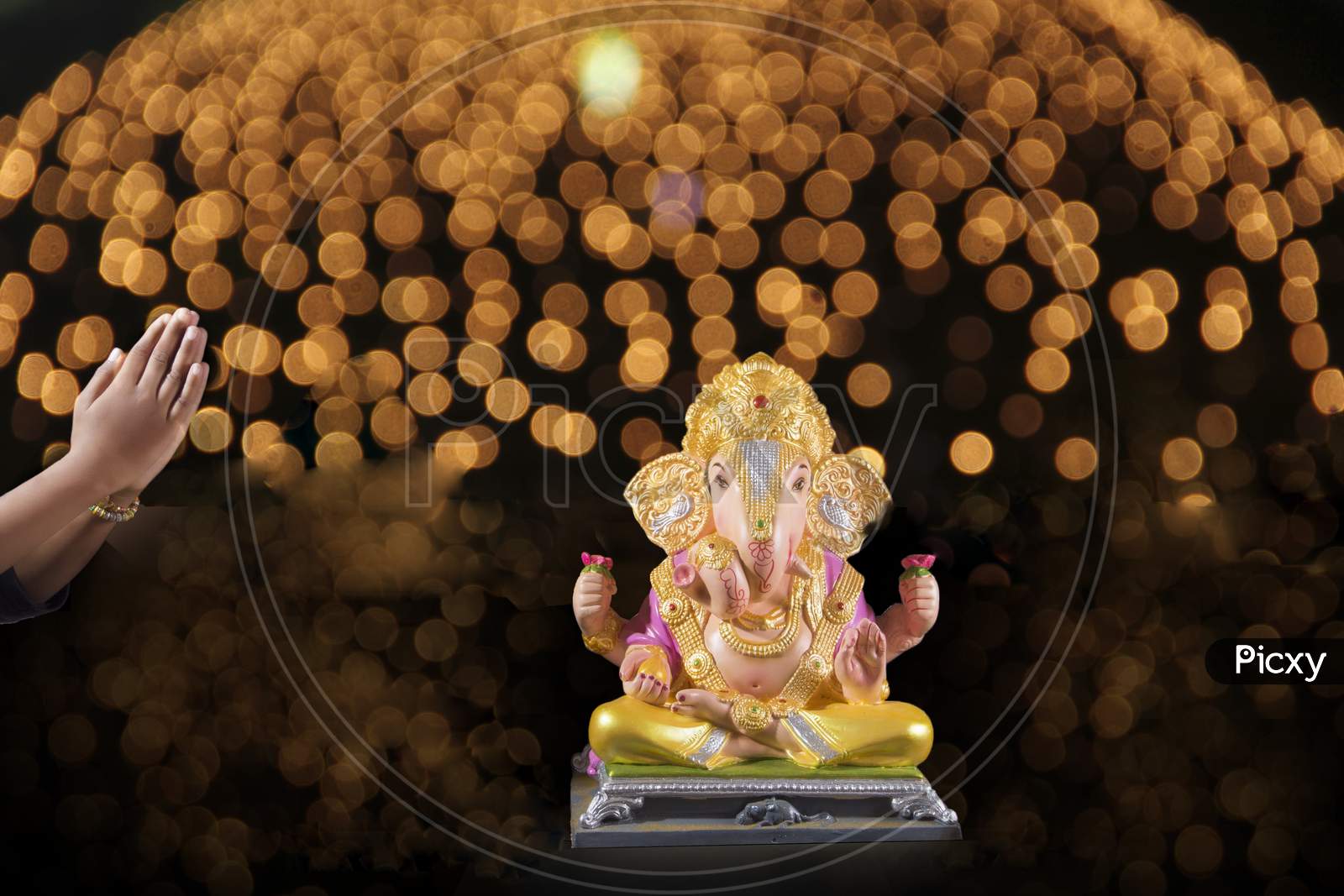 Ganesha statue in ganesha festival
