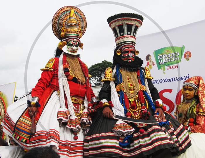 Kathakali Dancers of Kerala