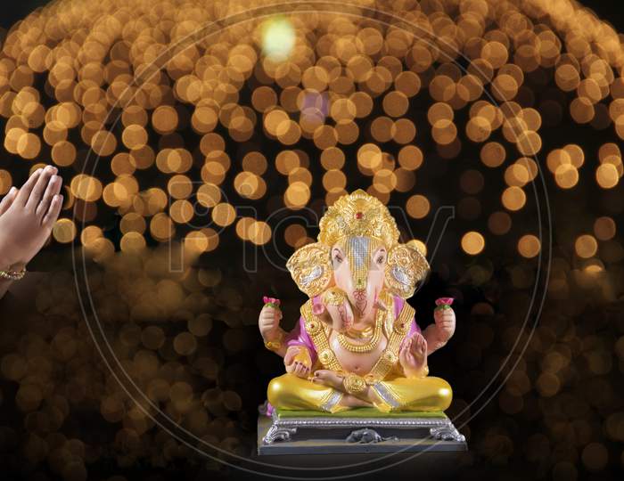 Ganesha statue in ganesha festival