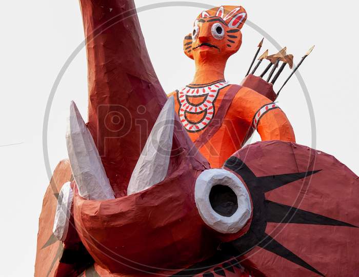 Masks Made By Students Of T Art Institute Of Dhaka University For T Bengali New Year Celebration, In Dhaka And April 14 1St Boishakh Bengali New Year.