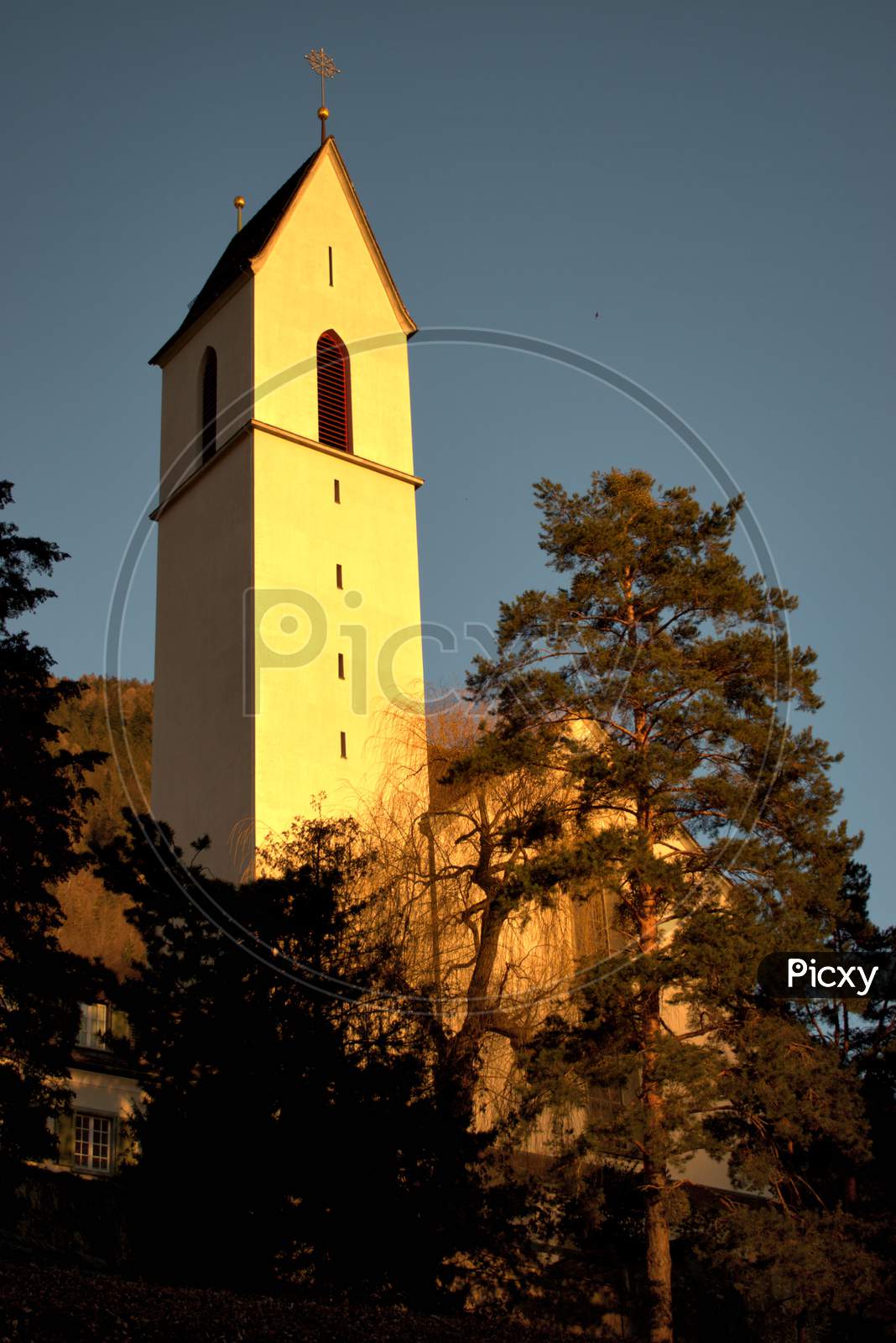Church In The City Of Chur In Switzerland 20.2.2021
