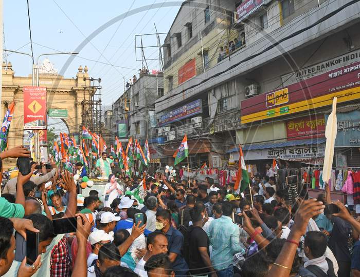 Image Of Trinamool Congress Leader Anubrata Mondal Marched In Burdwan ...