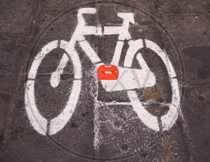 Bike Lane Sign Sign