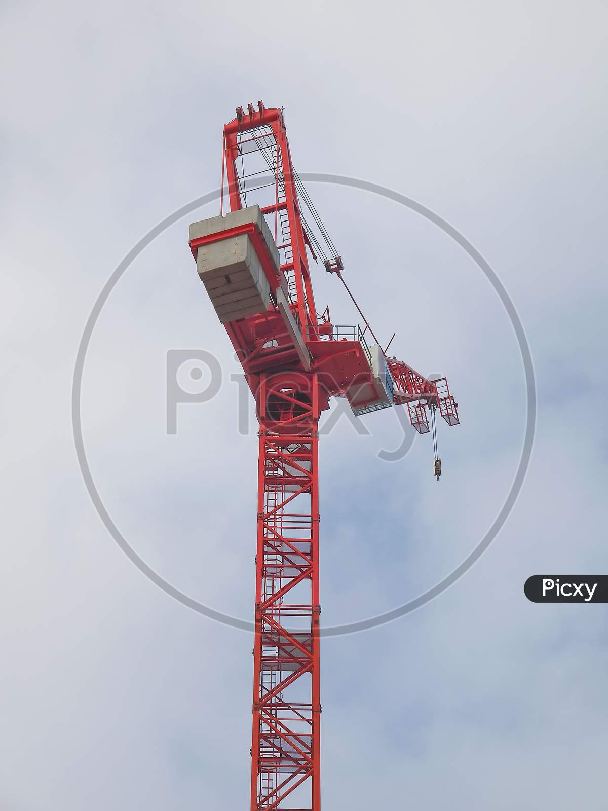 Crane In Building Site