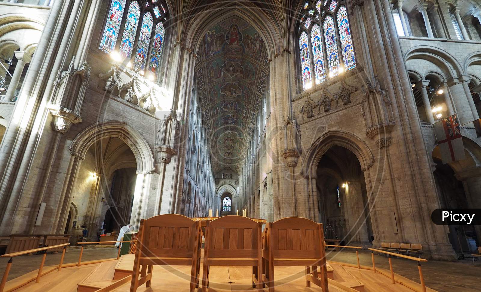 Ely, Uk - Circa October 2018: Ely Cathedral (Formerly Church Of St Etheldreda And St Peter And Church Of The Holy And Undivided Trinity) Interior