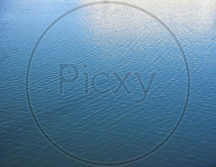 Blue Water Surface Background