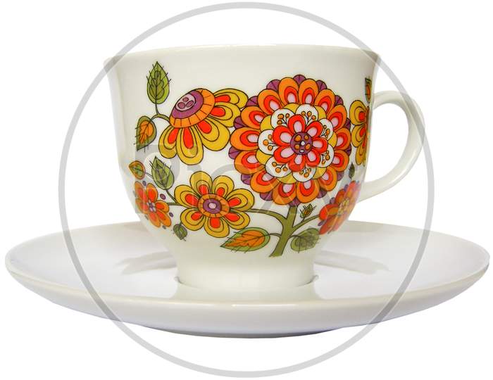 Tea Cup Isolated Over White