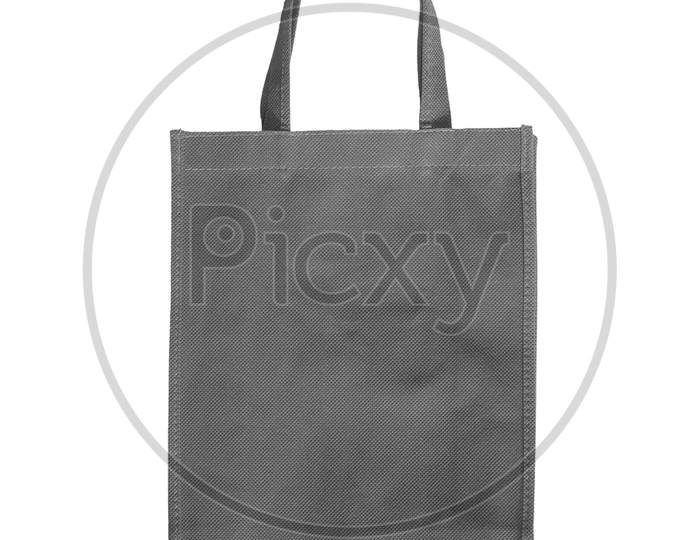 Gray Bag Isolated Over White