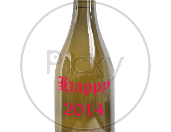 Bottle Of Wine Happy 2014