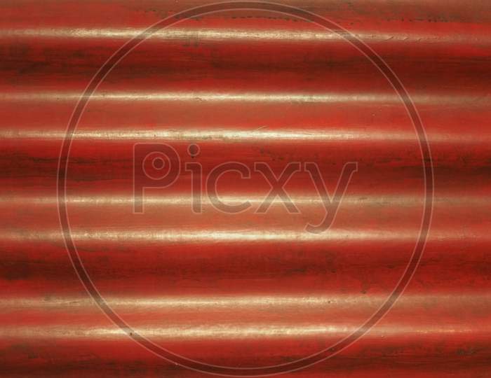 Red Steel Metal Texture Background