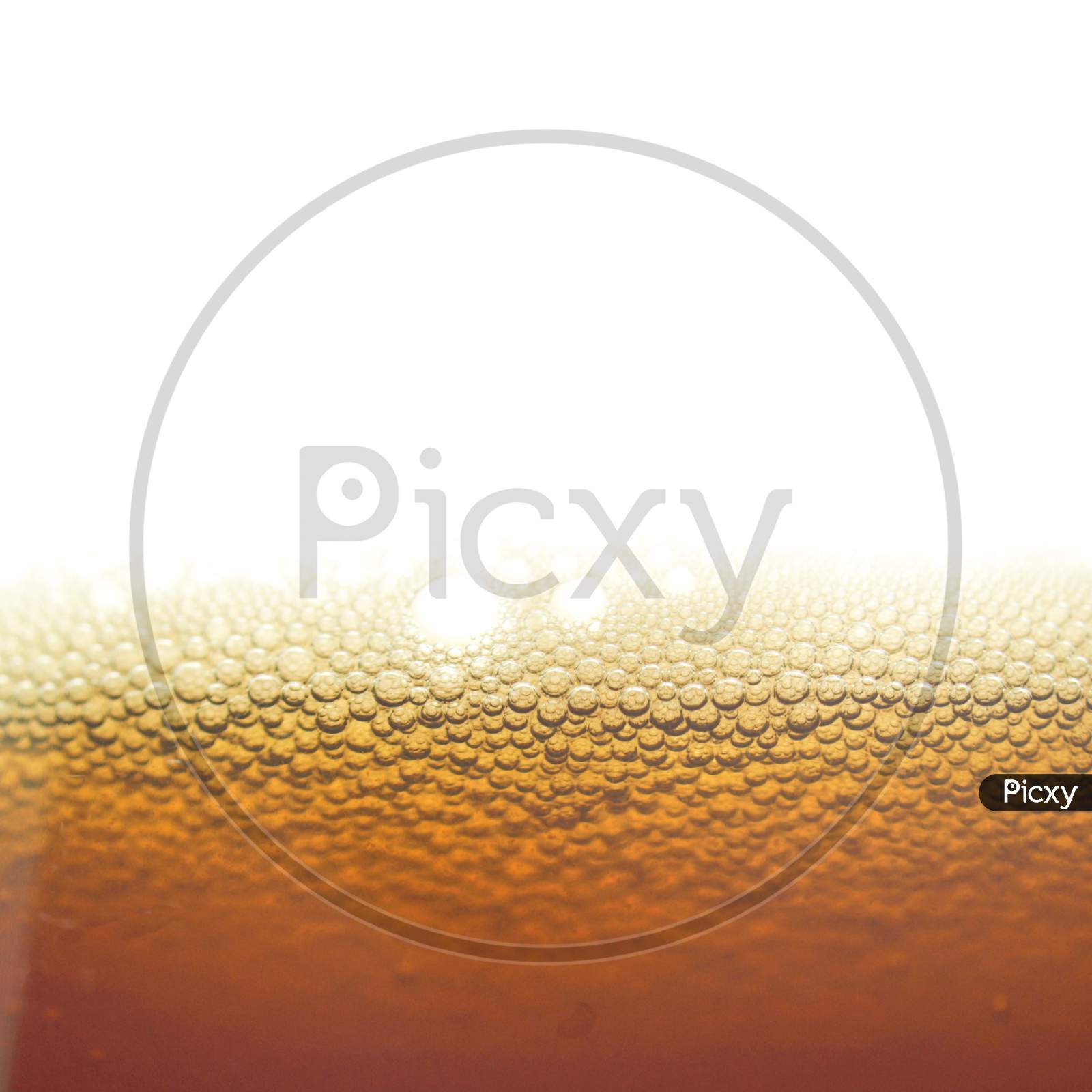 Image of Beer Bubbles In GlassIB120620Picxy
