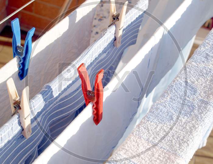 Washing Line With Pegs