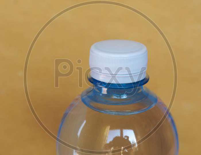 Bottle Of Water With Copy Space