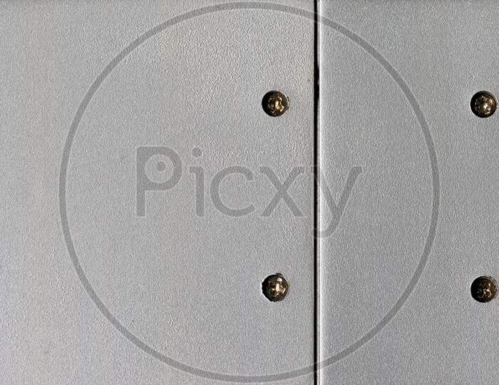 Grey Metal Panel Texture Background