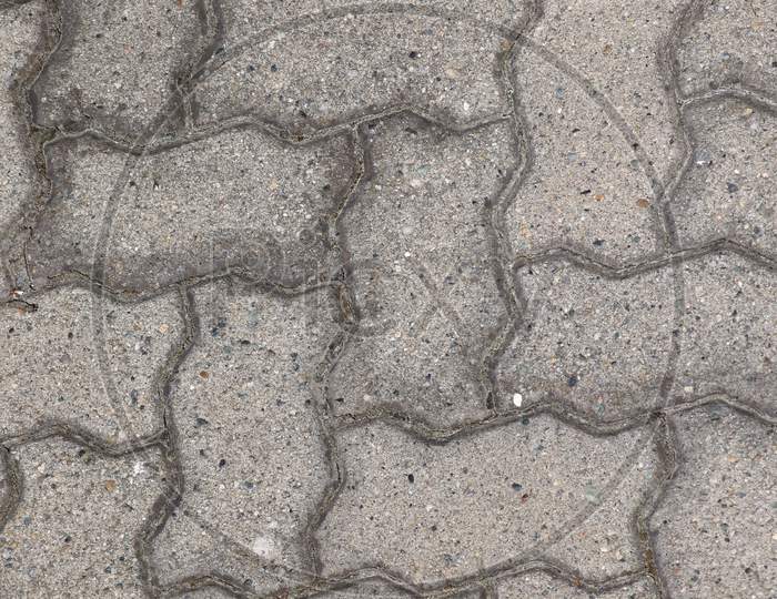 Grey Concrete Tile Texture Background