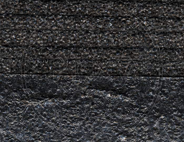 Black Insulation Foam Background
