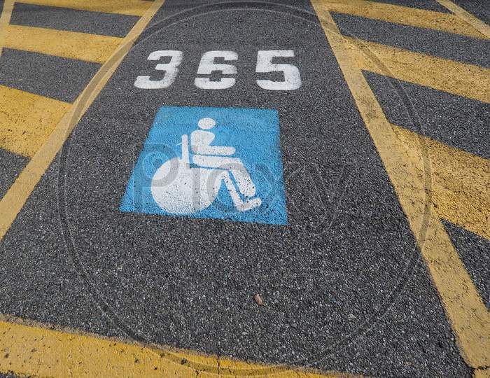 Disabled Traffic Sign